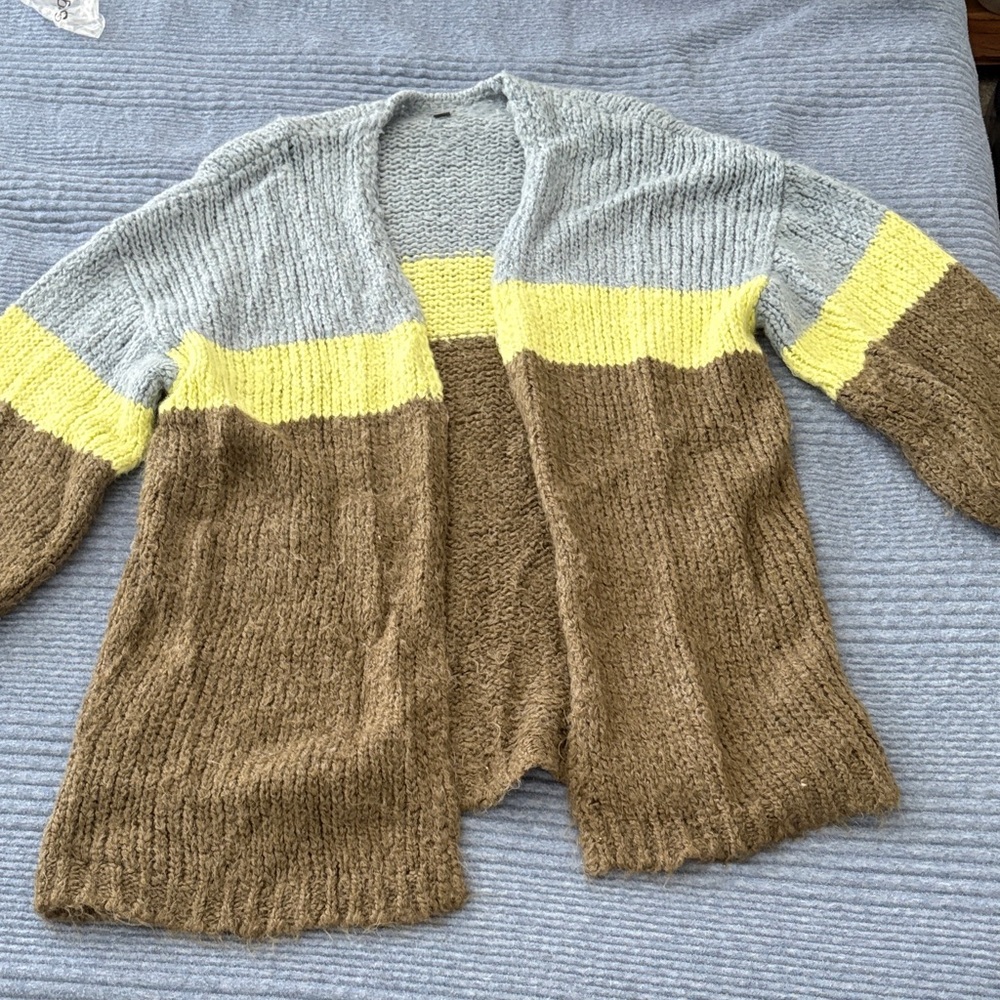 Aerie Multicolor Knit Cardigan